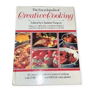 Vintage The Encyclopedia of Creative Cooking Cookbook 1982 Hardcover Edition